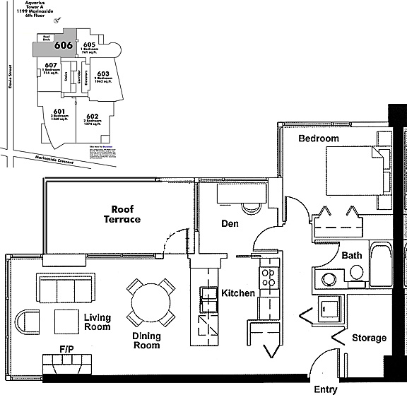 Floor plan 606