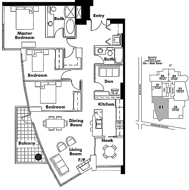 Floor plan 601