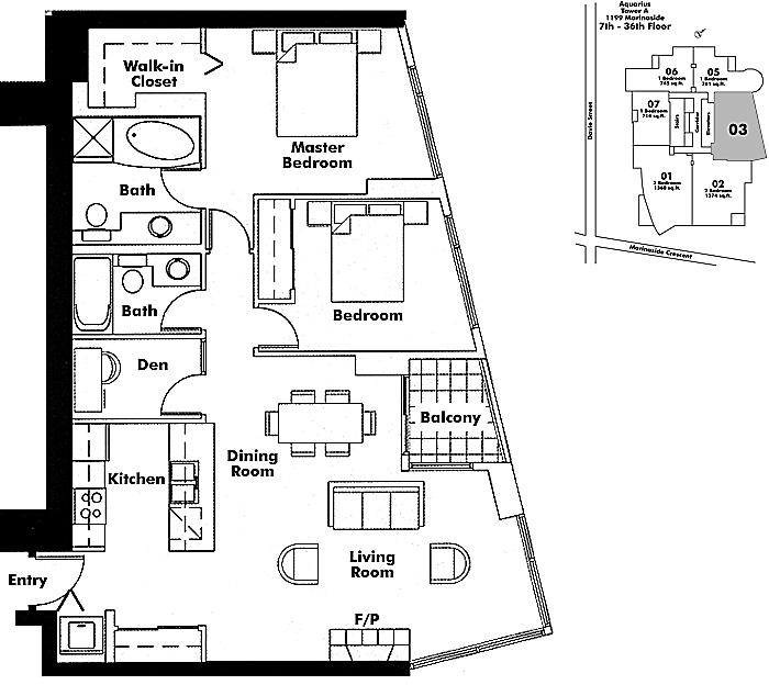 Floor plan 603