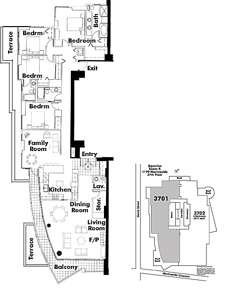 Floor plan 3701