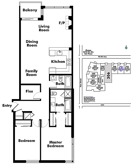 Floor plan 306