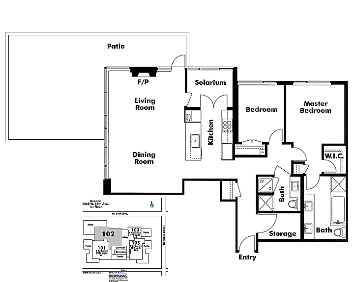 Floor plan 102