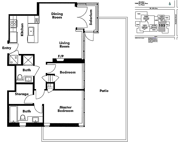 Floor plan 105