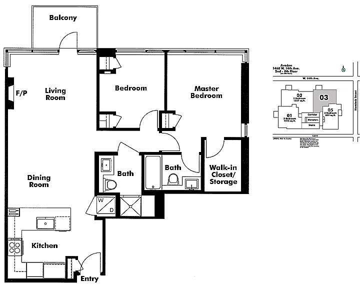 Floor plan 203