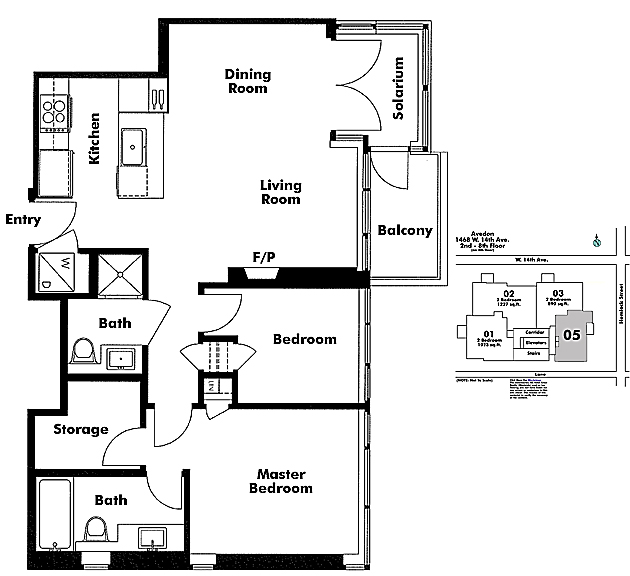 Floor plan 705