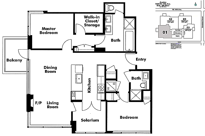 Floor plan 601
