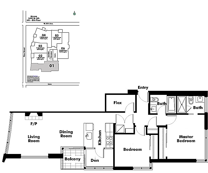 Floor plan 601