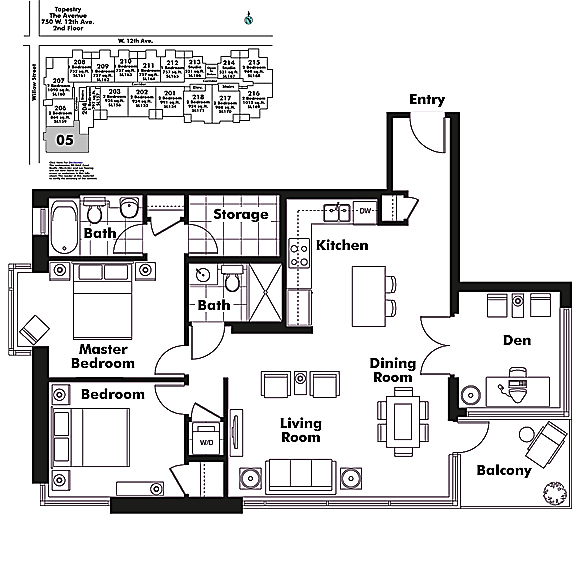 Floor plan 205