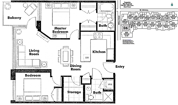 Floor plan 206
