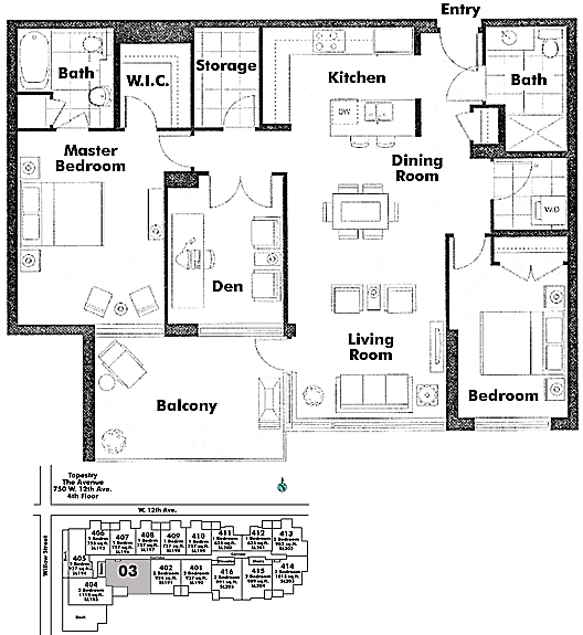 Floor plan 403