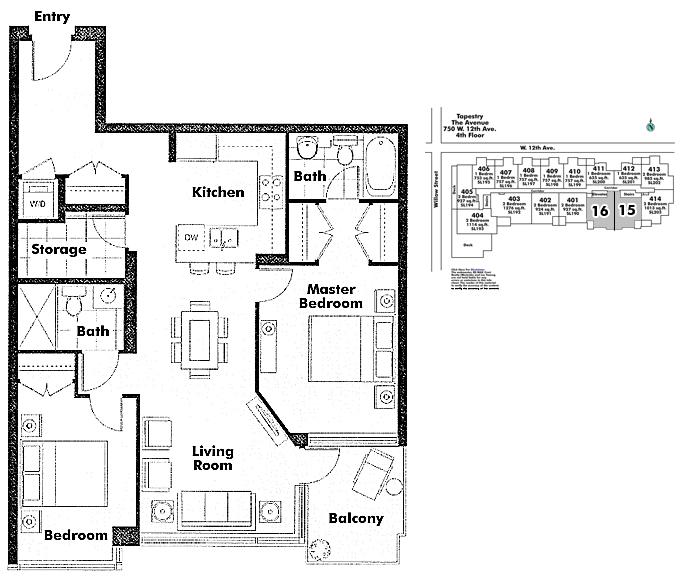Floor plan 415