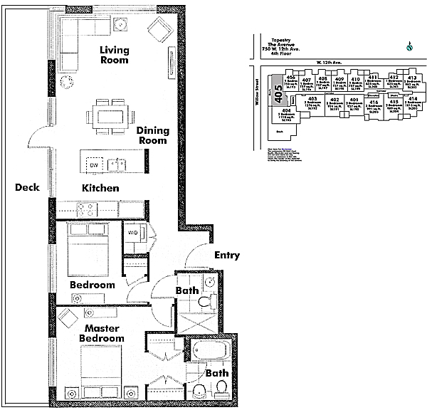 Floor plan 405