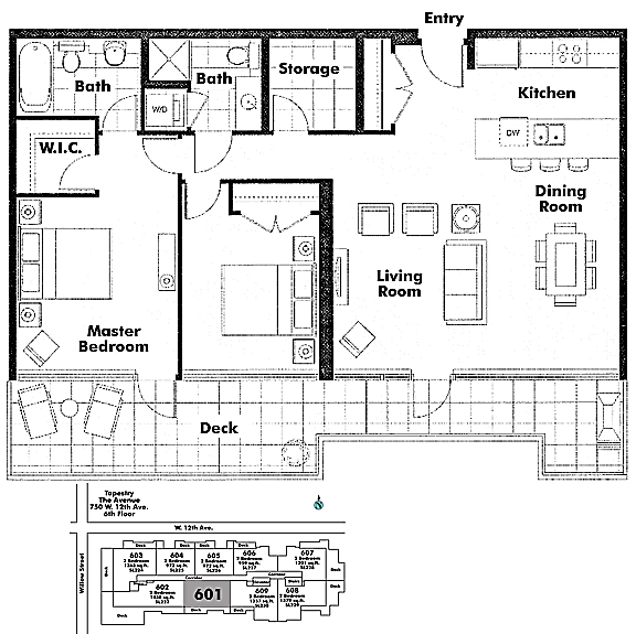 Floor plan 601