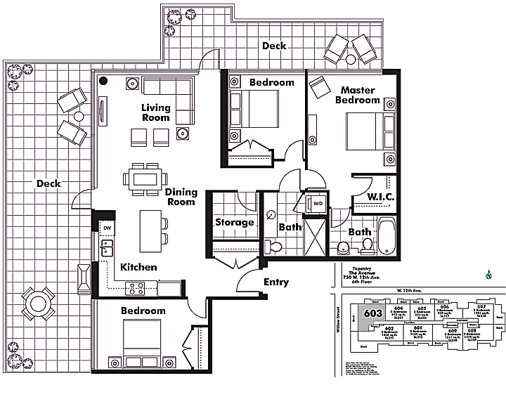 Floor plan 603