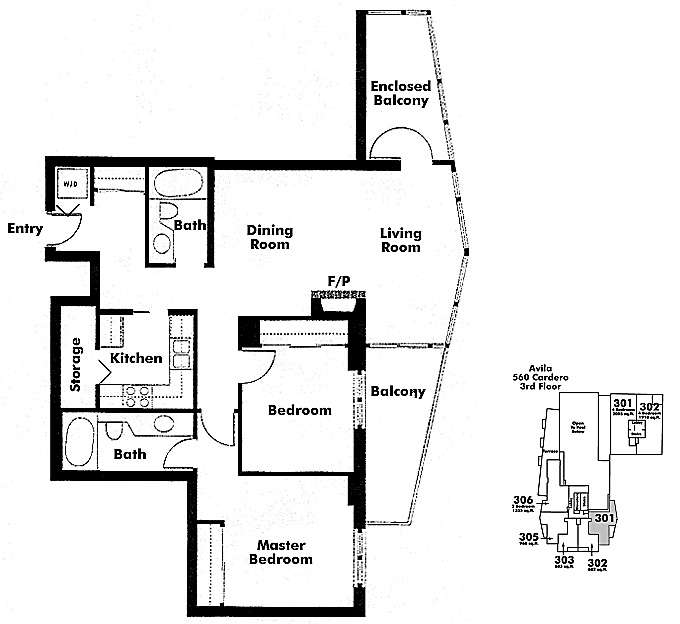 Floor plan 301
