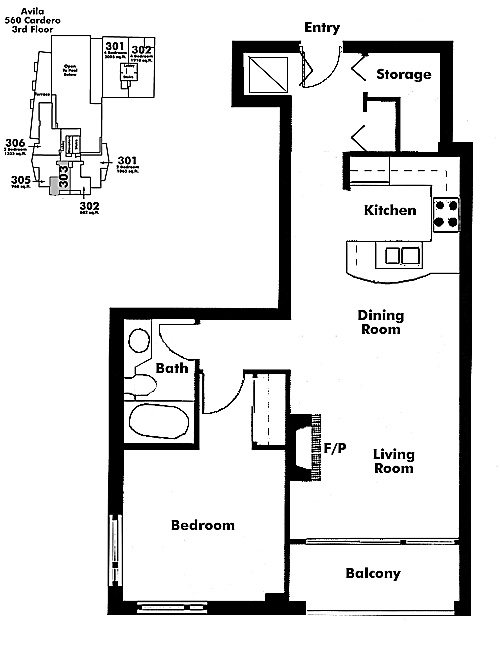 Floor plan 303