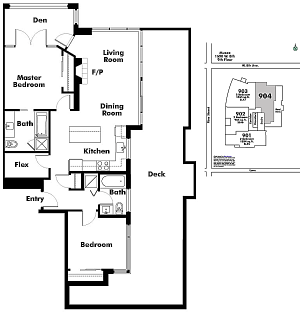 Floor plan 904