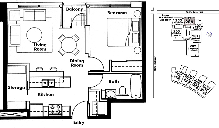 Floor plan 206