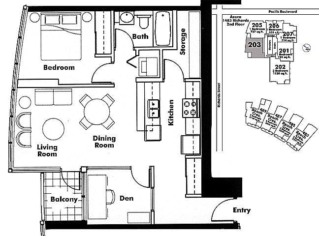 Floor plan 203