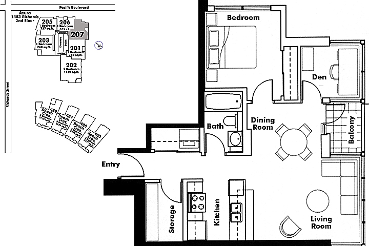 Floor plan 207