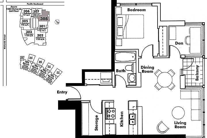 Floor plan 308