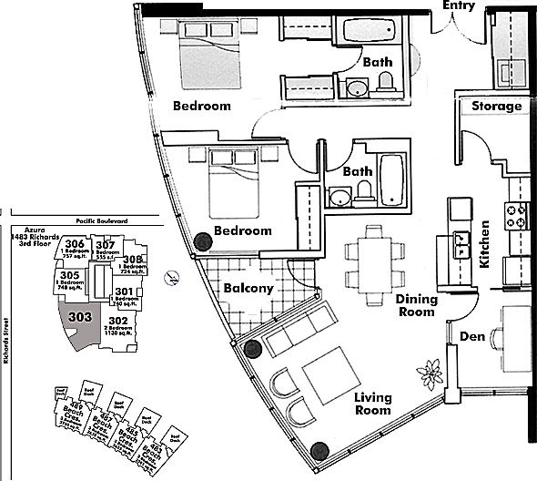 Floor plan 303