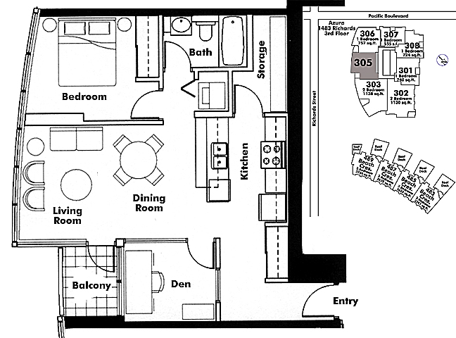 Floor plan 305