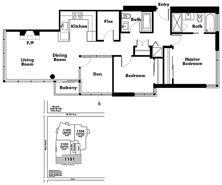 Floor plan 1101