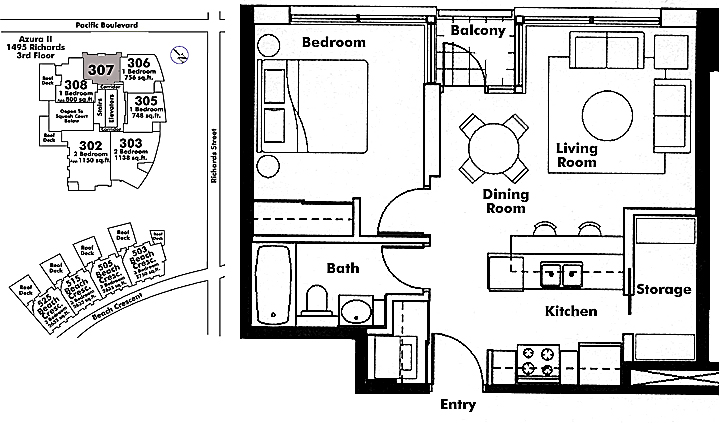 Floor plan 307