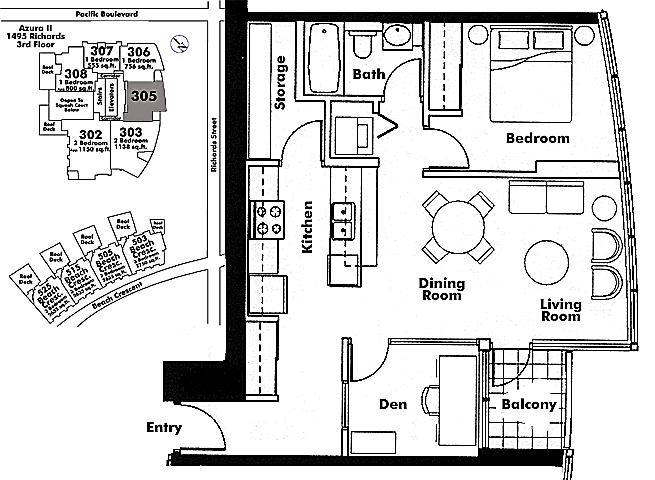 Floor plan 305