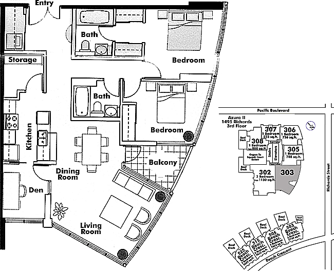 Floor plan 303