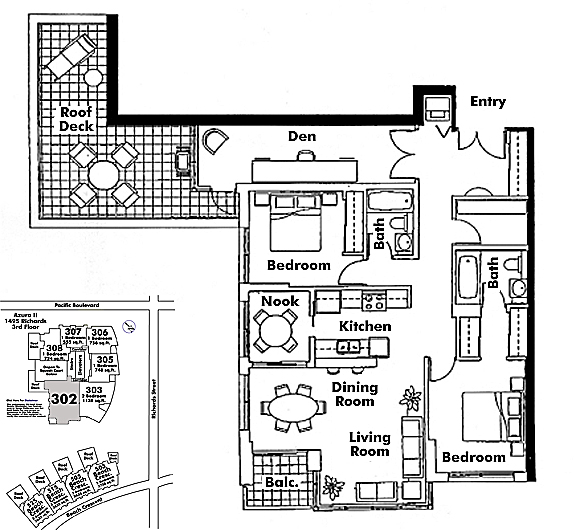 Floor plan 302
