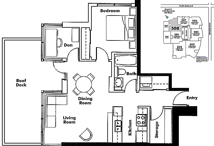 Floor plan 508