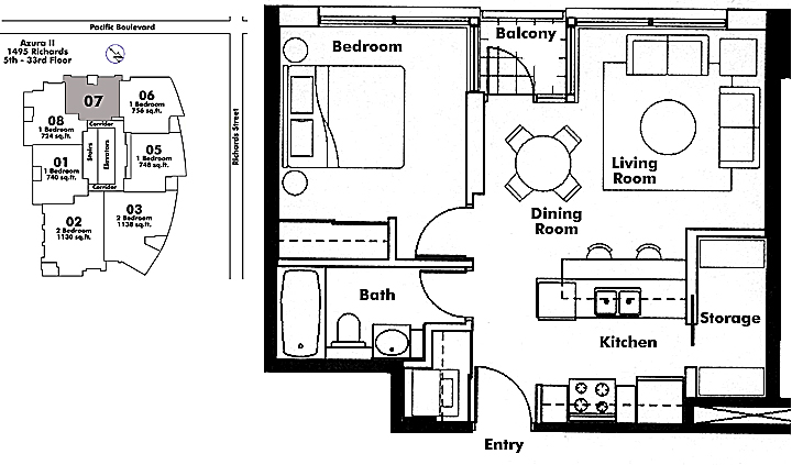 Floor plan 1007