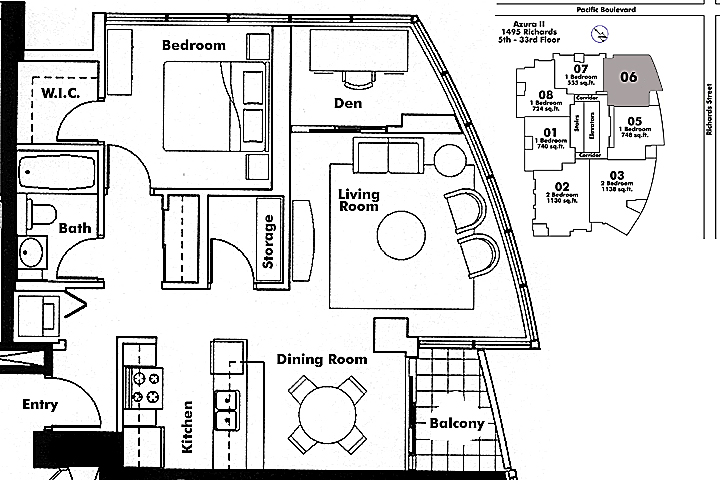 Floor plan 706