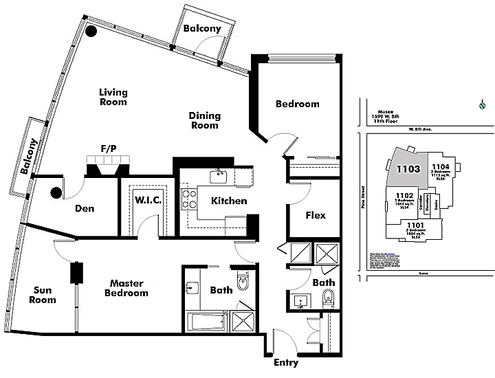 Floor plan 1103