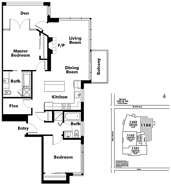 Floor plan 1104