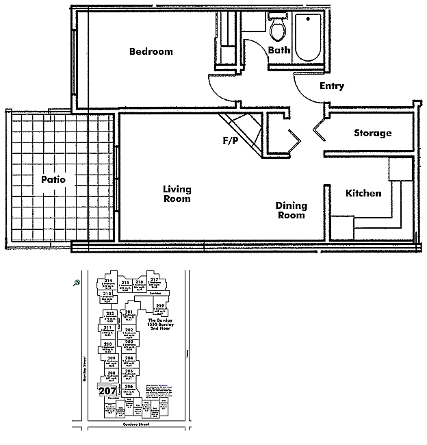 Floor plan 207