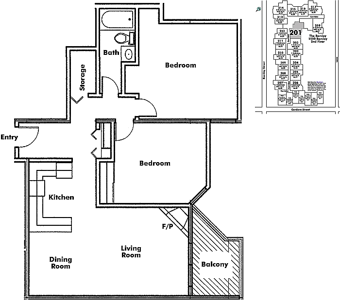 Floor plan 201