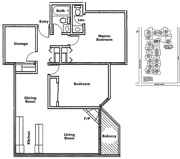 Floor plan 301