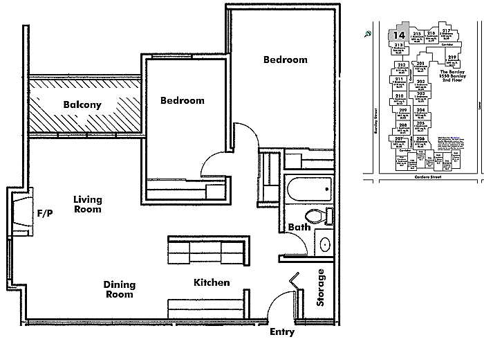 Floor plan 214