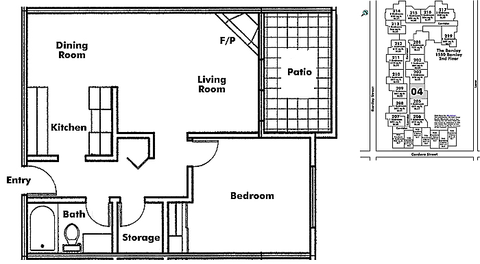 Floor plan 204