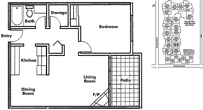 Floor plan 205