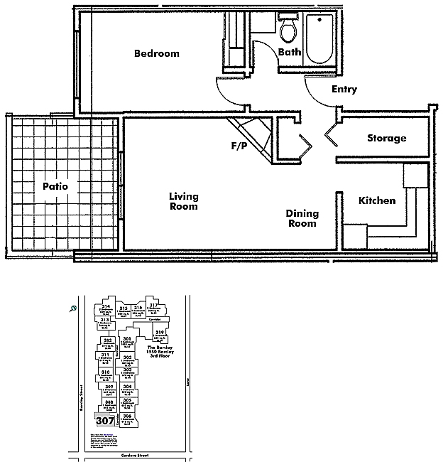 Floor plan 307