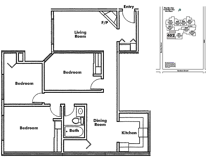 Floor plan 402