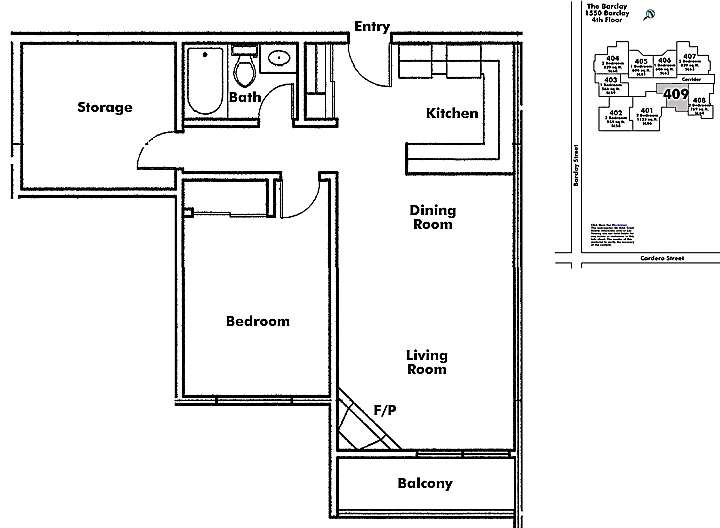 Floor plan 409