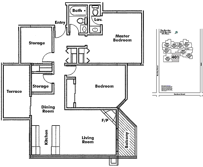 Floor plan 401