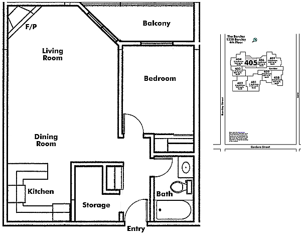 Floor plan 405