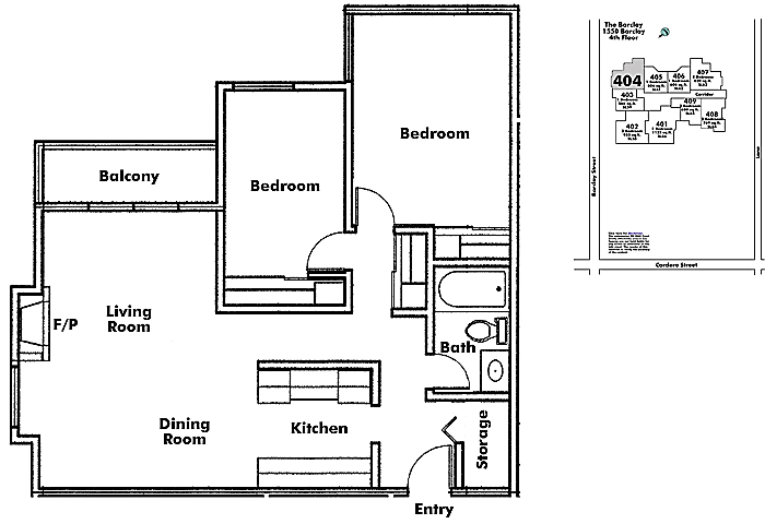 Floor plan 404
