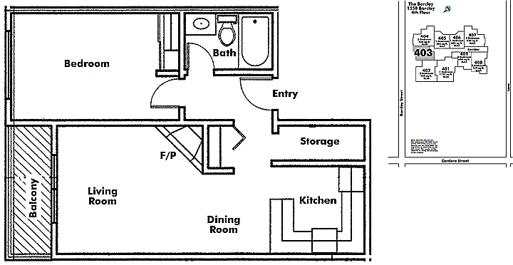 Floor plan 403